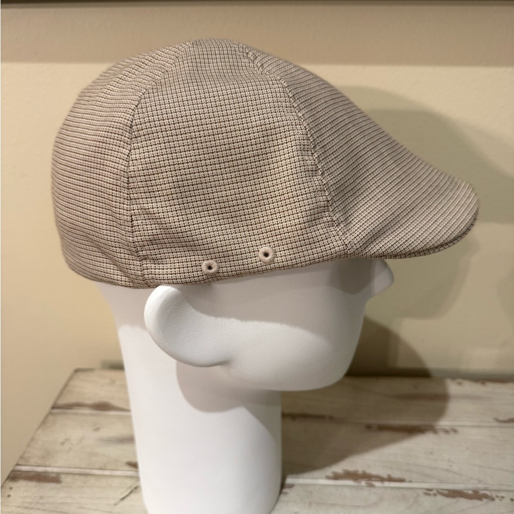 Dockers Mens IVY Hat Tan Newsboy Cabbie Cap Mens Size S/M